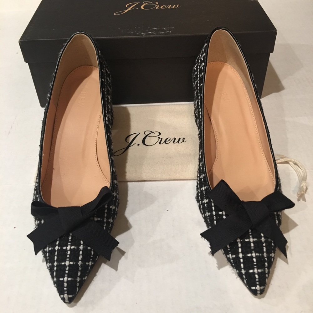 J. CREW TWEED ADORABLE PUMPS NIB